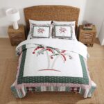 Juego de edredon reversible Tommy Bahama Revman International A0005363 gasa algodon 100 por ciento 3 piezas talla queen
