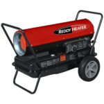 Calentador queroseno aire forzado Reddy Heater RFA135C 135000 BTU tanque 10 galones certificado CSA