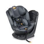 Asiento convertible giratorio Chicco Fit360 ClearTex Artsana USA 06087216950070 rotacion 360 grados trasero y delantero