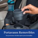 Asiento convertible giratorio Chicco Fit360 ClearTex Artsana USA 06087216950070 rotacion 360 grados trasero y delantero