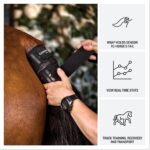 Garmin® Sistema de bienestar equino Blaze™, envoltura de cola fácil de usar y sensor, información sobre salud y bienesta