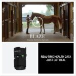 Garmin® Sistema de bienestar equino Blaze™, envoltura de cola fácil de usar y sensor, información sobre salud y bienesta
