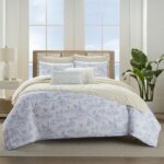 Edredon Southern Tide Marco Island WestPoint Home 1C48818 tamaño Full Queen color azul