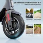 MEGAWHEELS Electric Scooter,Electric Scooter Adults Teens,10in Pneumatic Tires,350/500/600W Motor,19/31 Miles Range,15.5