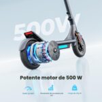 MEGAWHEELS Electric Scooter,Electric Scooter Adults Teens,10in Pneumatic Tires,350/500/600W Motor,19/31 Miles Range,15.5