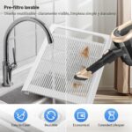 Purificador de aire KNKA APH4000 filtro HEPA con prefiltro lavable cubre hasta 157 metros cuadrados por hora pantalla AQ