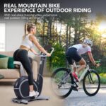 Bicicleta Estática Inteligente GarveeLife resistencia magnética automática con app y seguimiento de datos