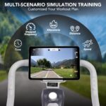 Bicicleta Estática Inteligente GarveeLife resistencia magnética automática con app y seguimiento de datos