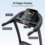 Cinta de Correr Plegable THERUN X-T420 Inclinación Automática 0 a 15 Porciento Motor 3.5HP Capacidad 136kg Cinturón 17 P