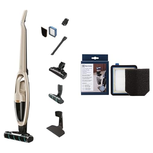 Paquete Electrolux WellQ7 aspiradora inalámbrica para suelos duros PowerPro con filtros de repuesto PureAdvantage