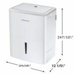 Deshumidificador Frigidaire FHDD5034Y1 50 Pintas con WiFi para Espacios de hasta 1,000 pies cuadrados