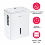 Deshumidificador Frigidaire FHDD5034Y1 50 Pintas con WiFi para Espacios de hasta 1,000 pies cuadrados