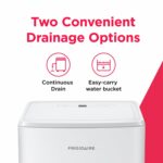 Deshumidificador Frigidaire FHDD5034Y1 50 Pintas con WiFi para Espacios de hasta 1,000 pies cuadrados
