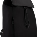 Vince Mochila de nailon con solapa Drayton para mujer, accesorio elegante y versátil para todos los días y viajes