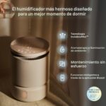 Humidificador Blueair DreamWell 113360 Llenado Superior Sin Niebla Tecnología InvisibleMist 48 Horas Difusor de Aceites
