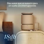 Humidificador Blueair DreamWell 113360 Llenado Superior Sin Niebla Tecnología InvisibleMist 48 Horas Difusor de Aceites
