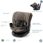 Maxi-COSI Andi 360 - Asiento de auto convertible todo en uno giratorio para bebé, orientado hacia atrás, orientado hacia