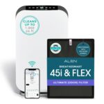 Purificador de aire Alen BreatheSmart 45i_V2 HEPA con filtro de olores blanco para habitaciones hasta 1900 pies cuadrado