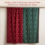 Colcha jacquard navideña reversible Madison Park MP13-8813 juego 3 piezas todas las estaciones King rojo