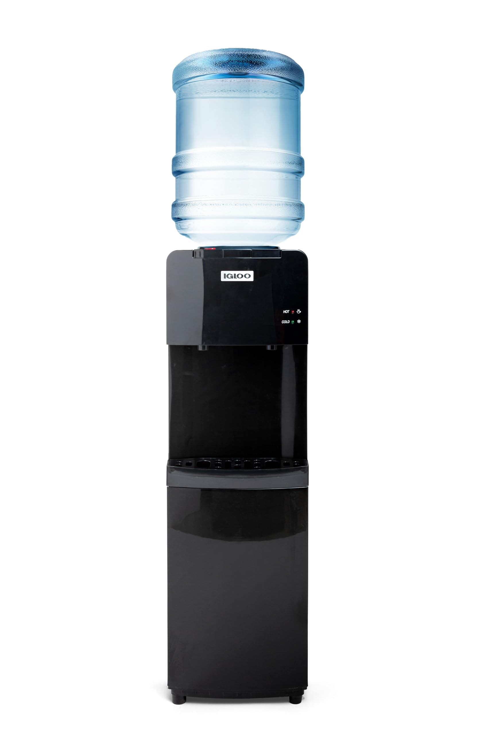 Version 1.0.0 Dispensador de agua Nostalgia Igloo carga superior agua fría y caliente negro compatible con garrafón de 3 y 5 galones s
