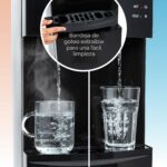 Dispensador de agua Nostalgia Igloo carga superior agua fría y caliente negro compatible con garrafón de 3 y 5 galones s
