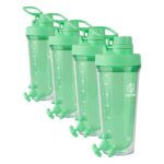 Vaso Mezclador Shaker para Proteína Takeya 52526 Botella de Plástico sin BPA con Tapa de Boquilla Hermética a Prueba de