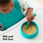 OXO TOT - Juego de regalo de alimentación de silicona, sin BPA ni PVC (paquete de 4)