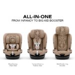 Columbus Trading Partners Callisto G 360 524000599 asiento convertible todo en uno giratorio bebe beige almendra