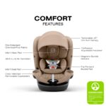 Columbus Trading Partners Callisto G 360 524000599 asiento convertible todo en uno giratorio bebe beige almendra