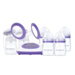 Lansinoh Oh Baby Kit de Esenciales para Recién Nacidos – Extractor de Leche Eléctrico Doble Signature Pro con Embudos de