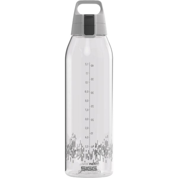 SIGG - Botella de agua transparente Tritan Renew - Total Clear ONE MyPlanet - Para bebidas carbonatadas - Apta para lava