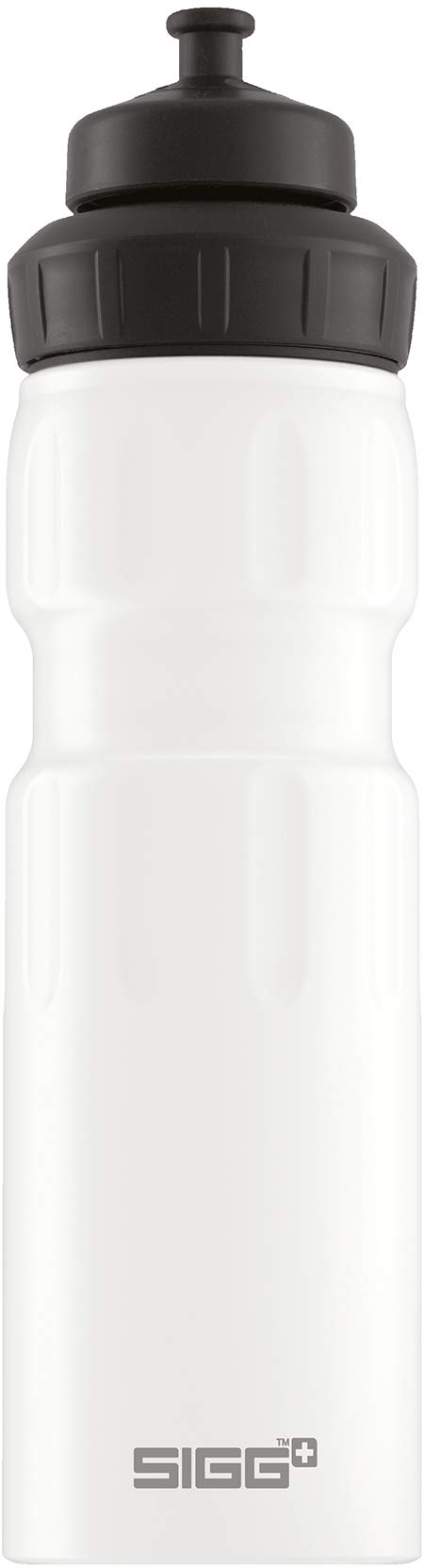 Version 1.0.0 Botella de agua deportiva SIGG 8237.00 metal blanca 25 oz sin BPA con tapa deportiva paquete de 6 piezas
