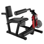 Extensión de piernas, máquina de flexión de piernas, capacidad de 700 libras, acero al carbono y piel sintética, equipo