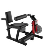 Extensión de piernas, máquina de flexión de piernas, capacidad de 700 libras, acero al carbono y piel sintética, equipo
