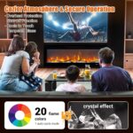 Chimenea Eléctrica Inteligente GAOMON ZCU0912FbT 50 Pulgadas WiFi Alexa 750W/1500W