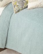Colcha de terciopelo Pacific Coast Home Furnishings Sherry Kline GS_CL_108x95 100% poliéster respaldo de algodón gris ta