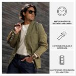 Garmin Instinct® Crossover AMOLED, resistente reloj inteligente híbrido con GPS con manecillas de reloj analógicas y pan