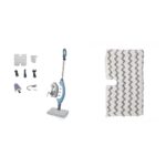 Mopa de Vapor 5 en 1 Shark Lift-Away con Vaporizador Portatil Desmontable Pisos Duros Cocina Bano Tapiceria y 2 Almohadi