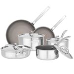 Batería de cocina Viking PureGlide Pro 40011-9990PGC juego de ollas y sartenes de inducción 10 piezas antiadherente de t