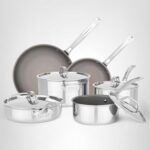 Batería de cocina Viking PureGlide Pro 40011-9990PGC juego de ollas y sartenes de inducción 10 piezas antiadherente de t