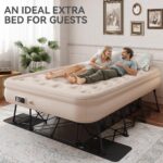 Cama de aire inflable Queen YITAHOME MAYIHmSSC0 marco de acero bomba integrada inflado rápido funda rodante capacidad 50