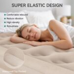 Cama de aire inflable Queen YITAHOME MAYIHmSSC0 marco de acero bomba integrada inflado rápido funda rodante capacidad 50