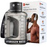 Botella generador de agua de hidrógeno portátil Lifepro HydroLife Chug LP-HYDLFCHG-FOG tecnología SPE PEM 1.5 litros 50