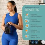 Botella generador de agua de hidrógeno portátil Lifepro HydroLife Chug LP-HYDLFCHG-FOG tecnología SPE PEM 1.5 litros 50