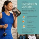 Botella generador de agua de hidrógeno portátil Lifepro HydroLife Chug LP-HYDLFCHG-FOG tecnología SPE PEM 1.5 litros 50
