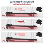 Caminadora plegable para adultos mayores Redliro CS1271-D capacidad 136 kg inclinación 0-2% lubricación automática silen