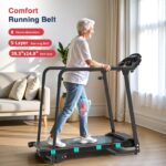 Caminadora plegable para adultos mayores Redliro CS1271-D capacidad 136 kg inclinación 0-2% lubricación automática silen