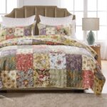 Colcha de retazos Greenland Home Fashions Blooming Prairie GL-0910NKES algodón 100% 5 piezas King Cal King