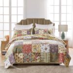 Colcha de retazos Greenland Home Fashions Blooming Prairie GL-0910NKES algodón 100% 5 piezas King Cal King