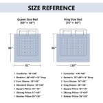 Edredón jacquard damasco TOPLUXE LM-9Rome-Queen juego 9 piezas todas las estaciones fundas europeas falda de cama Queen